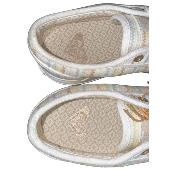 Roxy Cruizer Shoe Womens Size 7.5 Oxford Platform Sneakers Multi Color New - Picture 5 of 9